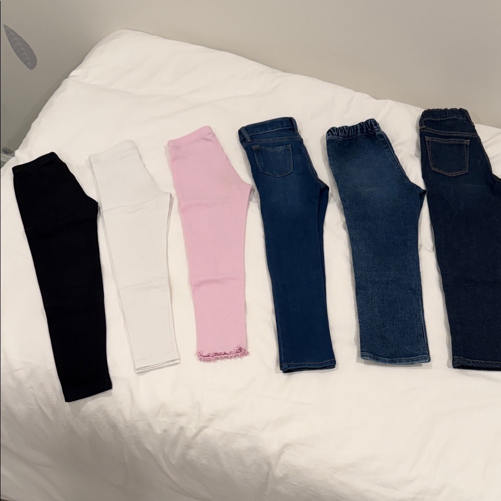 Assortment Girls’ 5T Leggings and Jeans